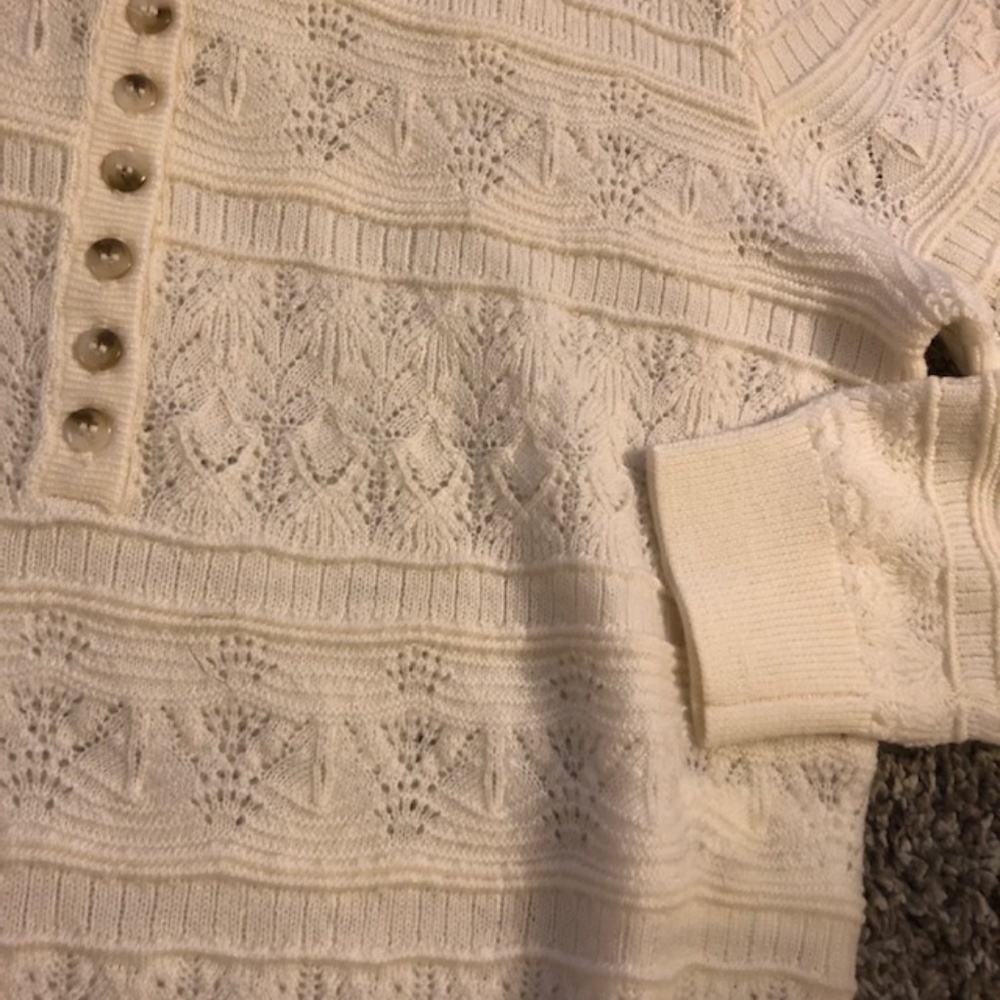 SEZANE Lyna Sweater XSmall Ercu - Picture 8 of 8